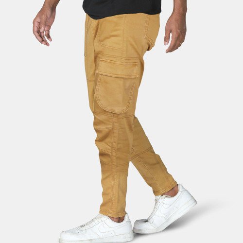 Effortless Comfort: Man Wearing Yellow Joggers